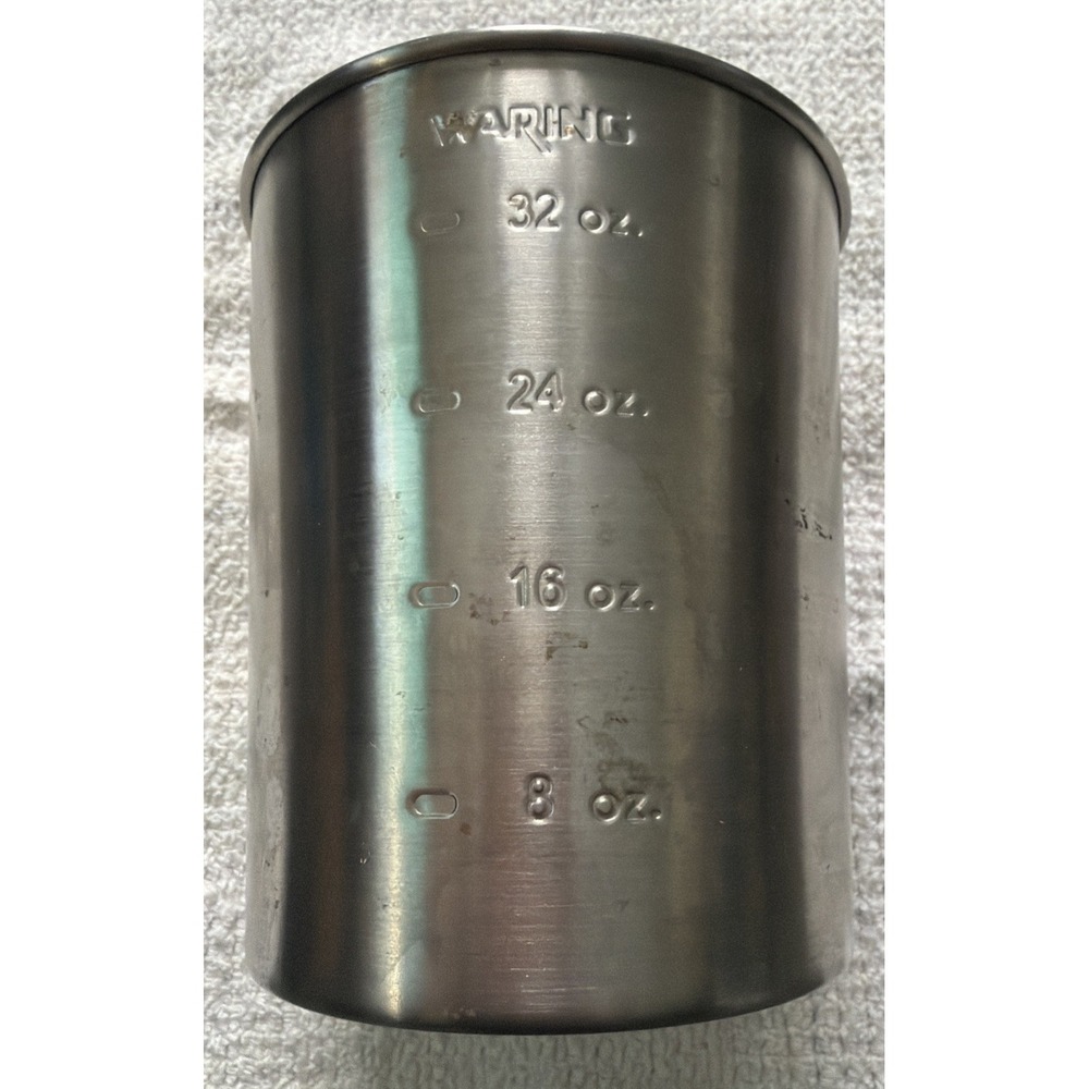 Waring Pro Juice Extractor JEX328 Replacement Stainless Steel Measuring Cup 32oz